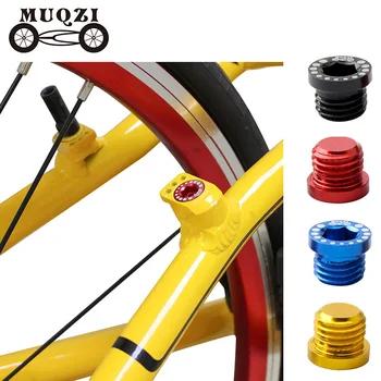 MUQZI 4db Kerékpár Alumínium Csavar Csavar V-Fék Lyuk V Fék Főnök Cantilever Fékek Post Mount Csavar M10*1.25 kerékpár
