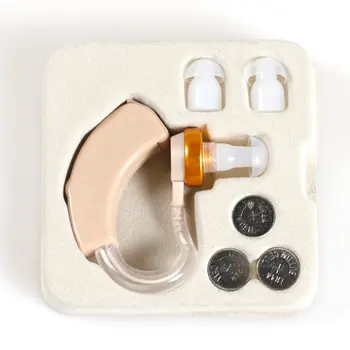 Műanyag Super Mini Állítható Hallókészülékek Fül Hang Erősítő Hangerő, Hangszín Figyelj hallókészülék Kit Horog Füle JZ-1088A Fül Érdekel