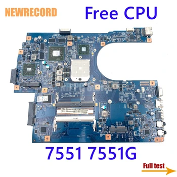 NEWRECORD 09929-1 48.4HP01.011 MBRCD01001 MBPT701001 MBNDA01001 Az Acer aspire 7551 7551G Laptop Alaplap HD5470 Ingyenes CPU