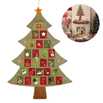 NICEXMAS Lóg a Karácsony Adventi Naptár Visszaszámlálás karácsonyfa