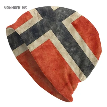 Norvég Zászló Férfiak Nők Beanie Sapka Mosható Arc - norvég Zászló Kötött Sapka Hip-Hop Earmuff Motorháztető Utca Skullies Sapkák