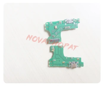 Novaphopat A Huawei Y6 2019 USB Dokkoló Töltő Töltő Port Csatlakozó Flex Kábel Mikrofon Tábla + Követés