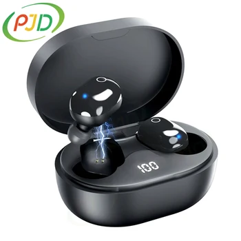 PJD A6S Plusz TWS Vezeték nélküli Bluetooth fejhallgató Fülhallgató Sztereó Fejhallgató Sport zajszűrő Mini Fülhallgató Minden Okos Telefon