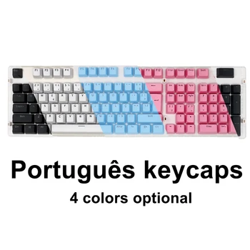 Portugál Keycaps Mechanikus Billentyűzet Kompatibilis MX Kapcsolók, Dupla Lövés Támogatást Led Világítás Gombot, sapkák OEM Profil