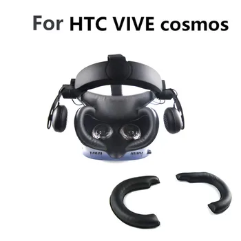 Puha Bőr VR Szem Maszk Verejték-bizonyíték Szőnyeg HTC VIVE Kozmosz VR Headset Tartozékok Csere Szem Maszk előlapot Pad