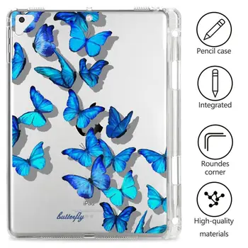 Puha Szilikon, ipad pro 11 esetben 2020 Tabletta Fedezi Aranyos Pillangó generációs Esetekben Mini 1 2 3