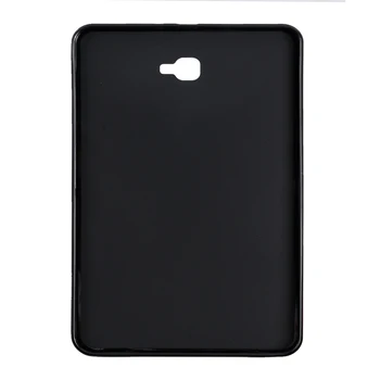 QIJUN Lap Egy 10.1 Szilikon Smart Tablet hátlap Samsung Galaxy Tab Egy A6-os 10.1 inch 2016 SM-T580 T585 Ütésálló Lökhárító Ügy