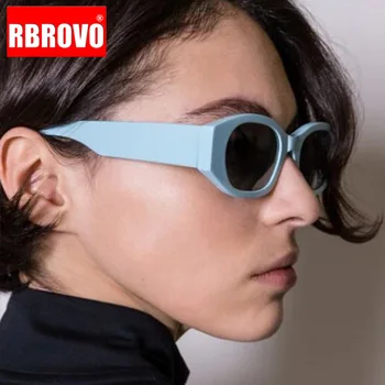 RBROVO 2021 Sokszög Napszemüveg Nők Magas Minőségű Szemüvegek Női/Férfi Luxus Márka Szemüveg Nők Tükör Gafas De Sol Mujer