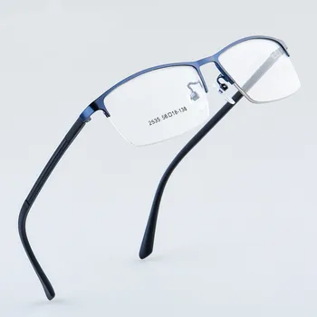 Rövidlátás Szemüveg Keret Divat acéllemez Fél felni Szemüveg-számítógépes Szemüveg Keret Új Keret, Szemüveg, Férfi