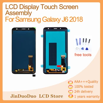 Samsung Galaxy J6 2018 J600 J600F J600FN LCD Kijelző érintőképernyő Csere J600G Lcd Kijelző Csere Rész