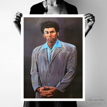 Seinfeld Kramer Poszterek, Nyomatok, Vászon Művészeti Dekoratív Fali Képek Nappali Lakberendezés Festményről Keretben