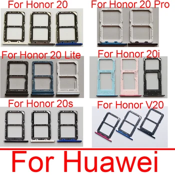 Sim-Kártya Tálca Foglalat Foglalat Adapter Huawei Honor 20 Pro Lite Ifjúsági 20i 20 Nézet 20 V20 Micro SD Kártya Olvasó Jogosult Csere