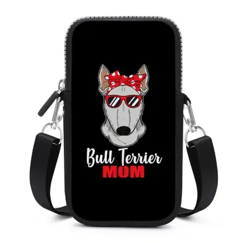 Staffordshire Bull Terrier Válltáska Vintage Travel Mobil Telefon Táska Nő, Ajándék Táska