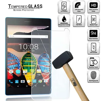Tablet Edzett Üveg kijelző Védő fólia Takarja a Lenovo Tab3 7 LTE HD szemvédő Anti-Ujjlenyomat Edzett Film