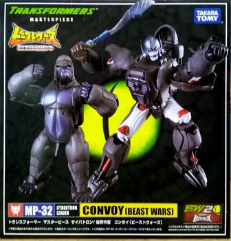 Takara Tomy Transformers Beastwars Remekmű MP-32 BW Optimus Ősi KO Játékok Össze akciófigura Modell Gyermekek Ajándék Játékok