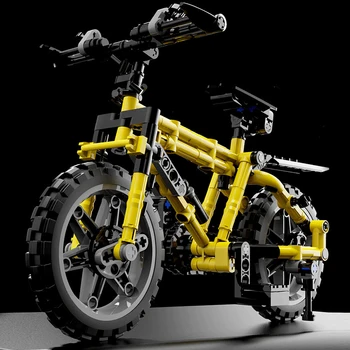 Technika Kerékpáros Sebesség Bajnokok Versenyző Állítja Épület Modell Blokk Tégla Moc Készletek Gyerek Játék City Járművek Hegyi Kerékpározás