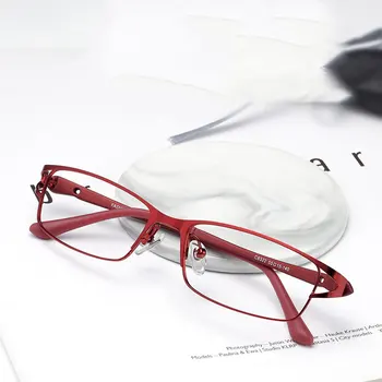 Teljes Felni Fém Keret Szemüveg Női Ultra Könnyű Ötvözet Alkalmi Keret Optikai Szemüveg