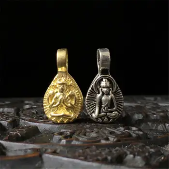 Tibeti Számláló Klipek az Ima Malas Buddha Gyöngyök Arany, illetve Ezüst Színű BRO802 