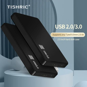 TISHRIC Külső Merevlemez Esetben Optibay Sata USB2.0/USB3.0 HDD Esetben Merevlemez Burkolat 2.5 SSD Esetben HD Külső Caddy
