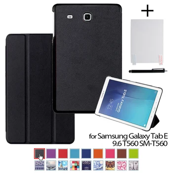 Tok Samsung Galaxy Tab E 9.6 T560 T561, Slim Cover A GALAXY Tab SM-T560, Mágneses Bőr Érdekesség Capa