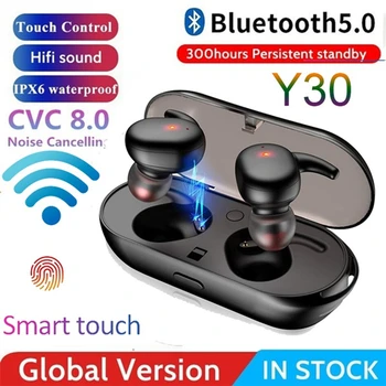 Ujjlenyomat Érintse meg a Bluetooth 5.0 Fülhallgató Vezeték nélküli 4D Sztereó Fejhallgató Aktív zajszűrő Gaming Headset Vezeték nélküli Fejhallgató
