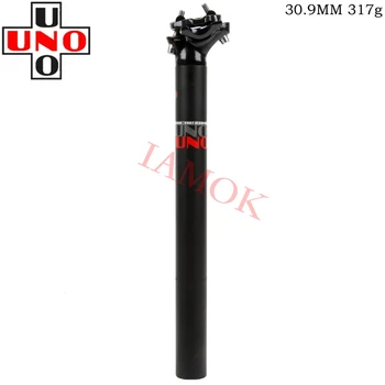 UNO Mountain Bike Ultra Light Black/Silver 27.2/30.9/31.6 mm nyeregcső Iamok 350mm Seatpost Hátsó Hullám Kerékpár Alkatrészek