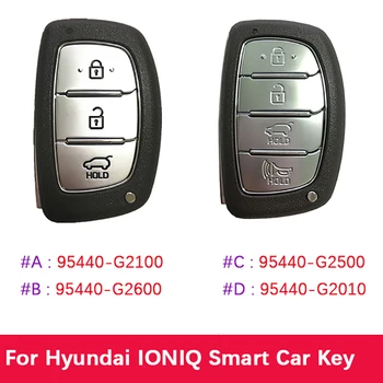 Utángyártott 3/4 Gombot 2016-2019 Hyundai Ioniq Intelligens Kulcs, 433Mhz 47 Chip 95440-G2010 95440-G2500 95440-G2600 95440-G2100