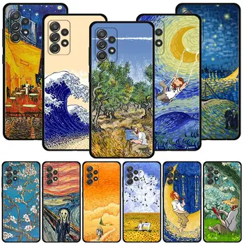 Van Gogh Festmény Ég Művészeti Tok Samsung Galaxy A51-Es A71 A41 A31 A13 A11 A01 A72 A52 A42 A22 A32 A52s A21s A02s A03 A12 A02