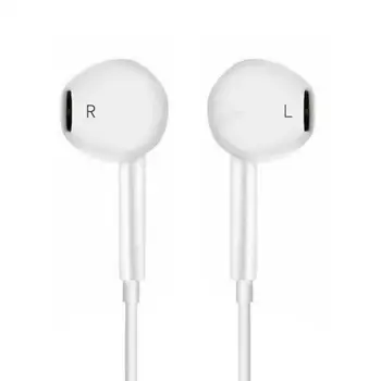 Vezetékes Fülhallgató mikrofonnal Vezetékes Sztereó Fülhallgató Apple iPhone 11 12 8 7 Plus X XS MAX XR iPod Vezetékes Fülhallgató