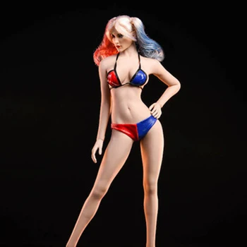 VSTOYS 1/6 Skála női joker Bikini szett fejét farag Baseball ütővel illik 12 cm DIY akciófigurák
