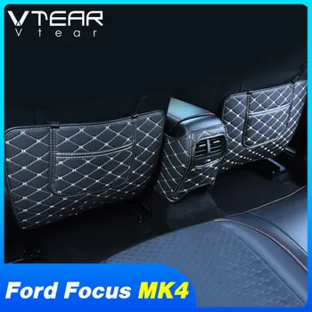 Vtear Ford Focus MK4 üléspárna hátsó fedelet protector anti kick mat autó-ellenes piszkos pad védeni párna belső kiegészítők