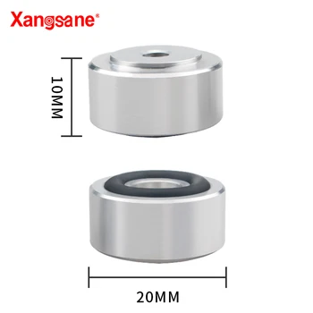 Xangsane 4db minden-alumínium ötvözet audio lengéscsillapító lengéscsillapító audio mat HIFI erősítő cső, rázkódásálló csúszásgátló szőnyeg