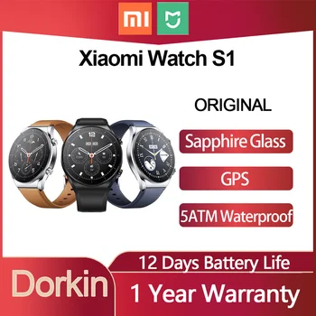 Xiaomi Mi Watch S1 Smartwatch 1.43 Hüvelykes AMOLED Kijelző, 12 Nappal az Akkumulátor élettartamát GPS 5ATM Vízálló Karóra A Férfiak, mind a Nők