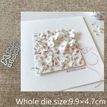 XLDesign Kézműves fémforgácsolási Meghal stencil penész mini pillangó dekoráció scrapbook Album Papír Kártya Kézműves Dombornyomás meghalni darabok