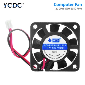 YCDC Video Chip 40x40mm 2 Pin-Fekete Asztali CPU-Hűtő 40mm 2-Pin PC Hűtő Ventilátor Hűtőborda Ventilátor DC 12V 4010 Modell
