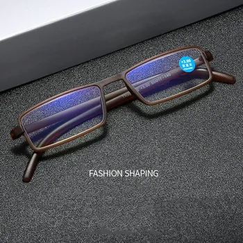 Zilead Retro Tér Keret Olvasó Szemüveg Anti-Kék Olvasó Szemüveg Idős Ultrakönnyű, Színes Szemüveg Keret +1.0 +4.0