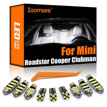 Zoomsee Belső LED Mini Roadster R59 F60 R60 Cooper R50 R53 R56 F55 F56 R58 F57 R57 R52 Clubman F54 R55 Canbus Auto Fény
