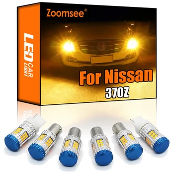 Zoomsee Canbus Nissan 370Z 2009-2019 Nem Hiper Flash Hiba Jármű LED-Első Hátsó lámpa-Fény Jelző lámpa PW21W W21W