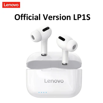 Új Lenovo LP1S TWS Bluetooth Fülhallgató Sport Vezeték nélküli Headset Sztereó Fülhallgató, hi-fi Zene Mic Android Smartphone IOS