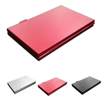 Új Meleg Eladási Modern stílusú Piros Alumínium Memória Kártya Esetben Doboz Tartók Micro SD Kártya 24TF