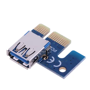Új PCI-E X1 Adapter PCIe 1X-USB 3.0 Adapter Grafikus Kártya PCI Express Kelő Bányászati BTC Bányász Számítógép Kábel&Csatlakozók