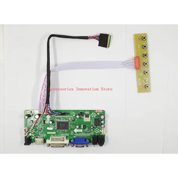 Új Vezérlő Vezető Testület Monitor Kit B156HW02 V0/V1/V3/V5 HDMI+VGA+DVI 1920X1080 40Pins LCD LED Képernyő Panel