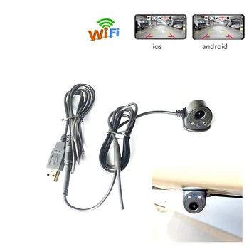 Új wifi autó kamera Felvevő jobb Első Oldali kamera Valódi HD 720P, a Világos-Érzékelő