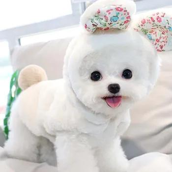 Őszi-téli pet ruhát, Teddy plüss kabát VIP Bichon Hiromi macska kölykök kis kutya ruhák